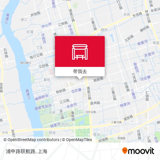 浦申路联航路地图