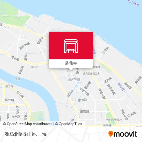 张杨北路花山路地图