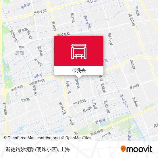 新德路妙境路(明珠小区)地图
