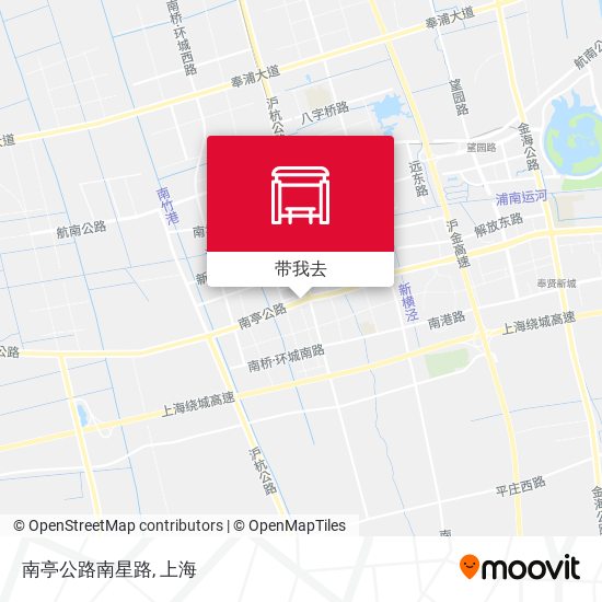 南亭公路南星路地图