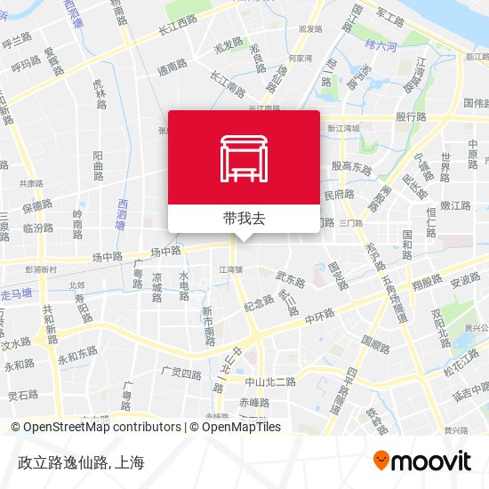 政立路逸仙路地图