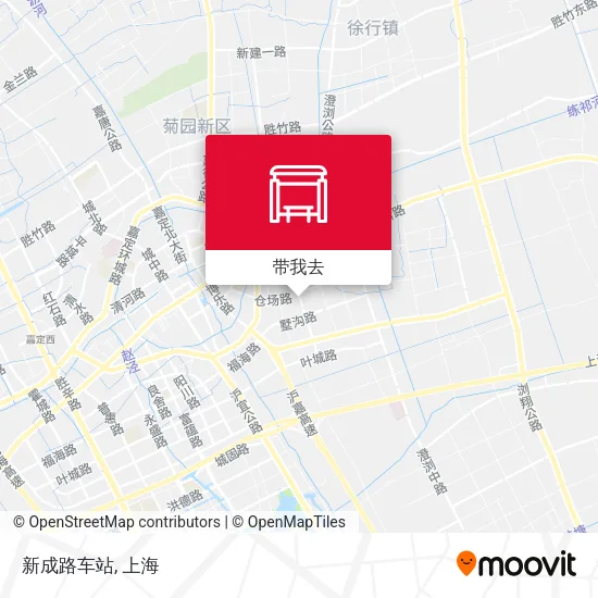 新成路车站地图