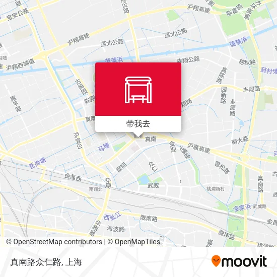真南路众仁路地图