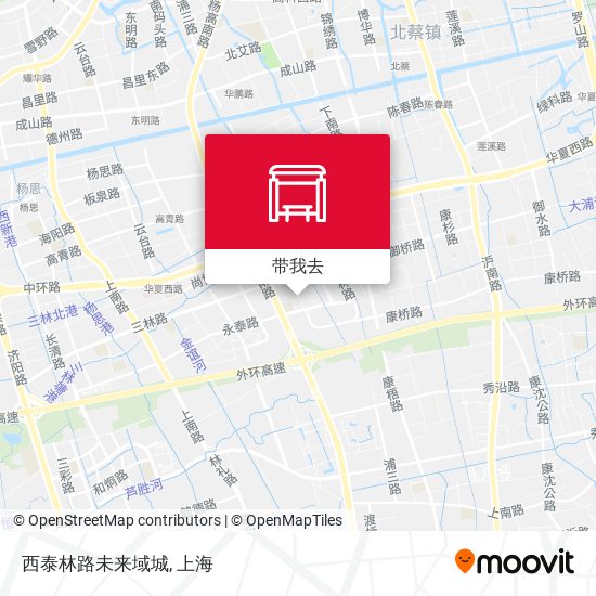 西泰林路未来域城地图