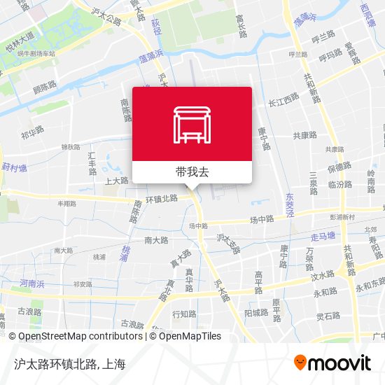 沪太路环镇北路地图
