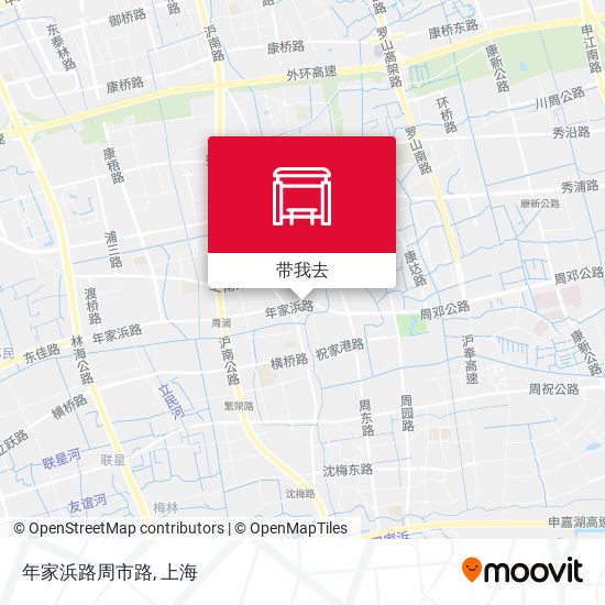 年家浜路周市路地图