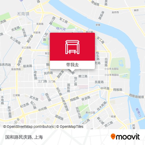 国和路民庆路地图