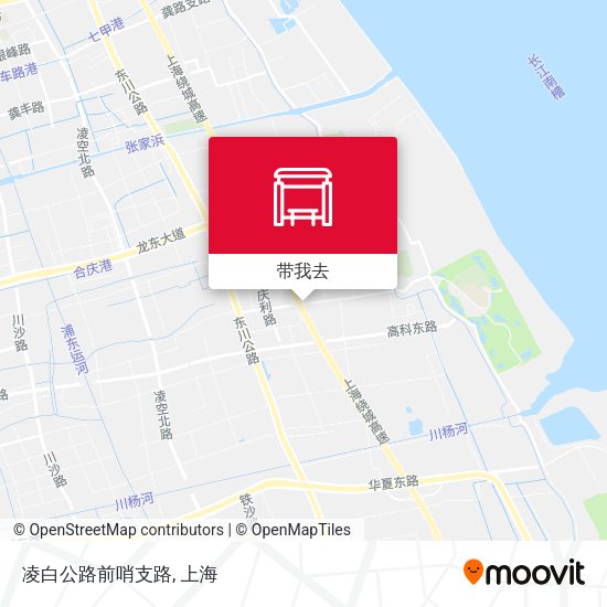 凌白公路前哨支路地图