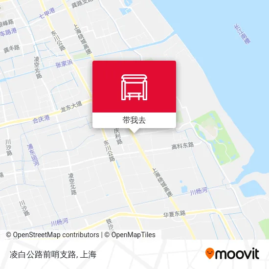 凌白公路前哨支路地图