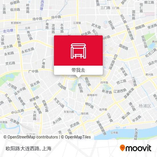 欧阳路大连西路地图