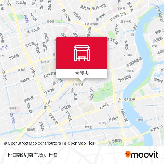 上海南站(南广场)地图