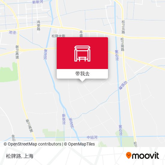 松牌路地图