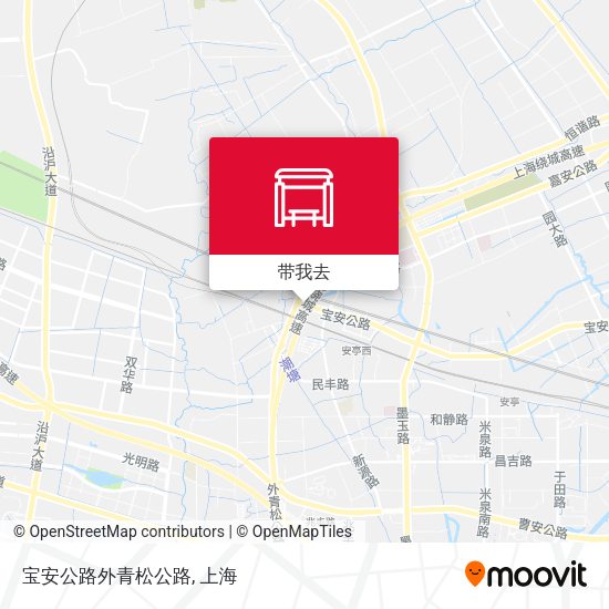 宝安公路外青松公路地图