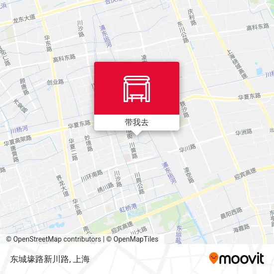 东城壕路新川路地图
