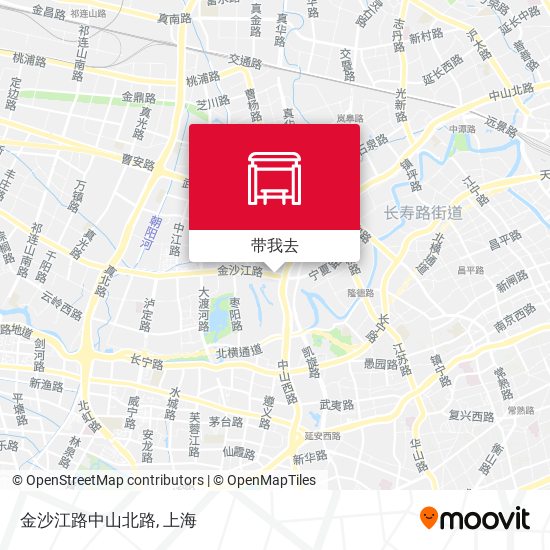 金沙江路中山北路地图