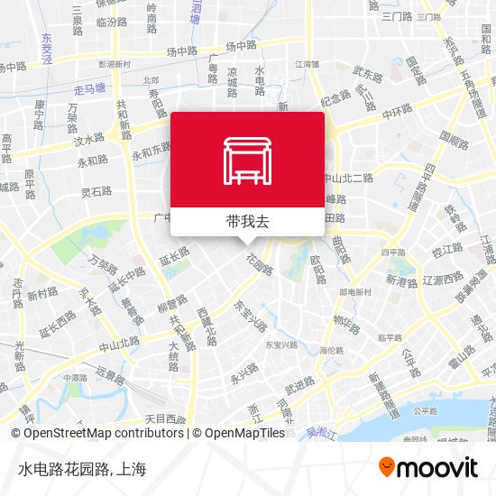 水电路花园路地图