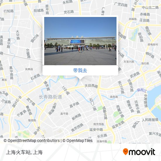 上海火车站地图