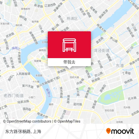 东方路张杨路地图