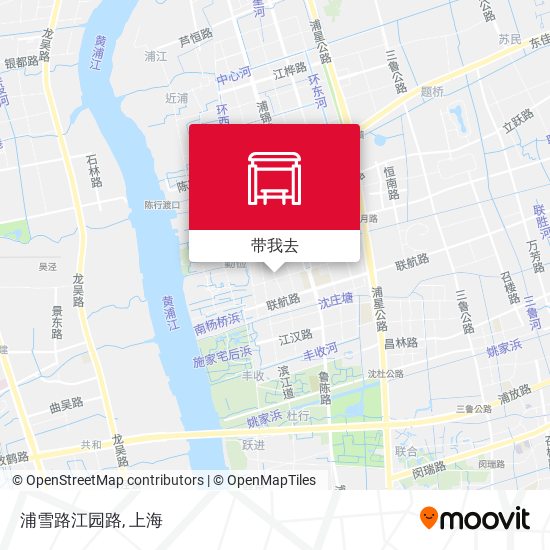 浦雪路江园路地图