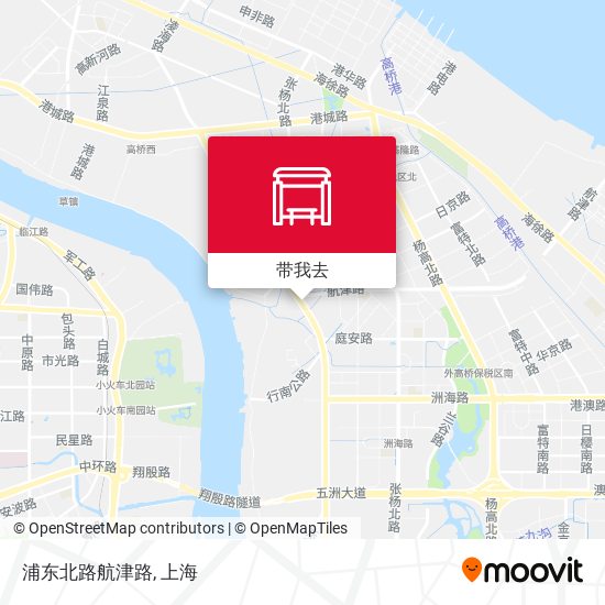 浦东北路航津路地图