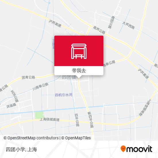 四团小学地图