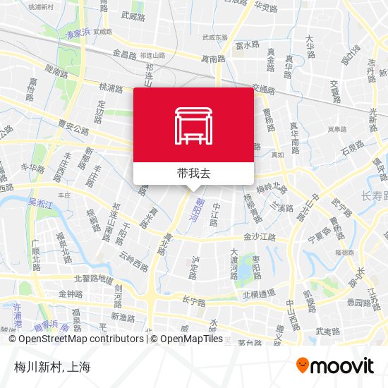 梅川新村地图