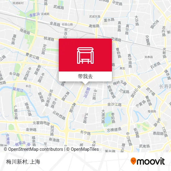 梅川新村地图