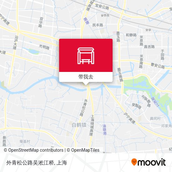外青松公路吴淞江桥地图