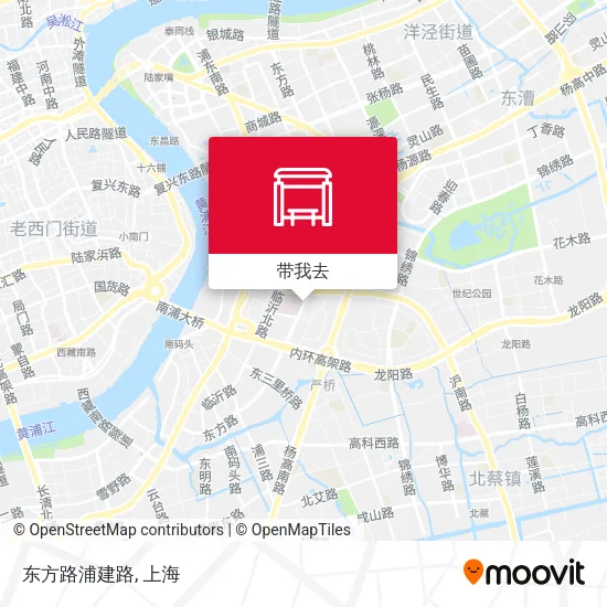 东方路浦建路地图
