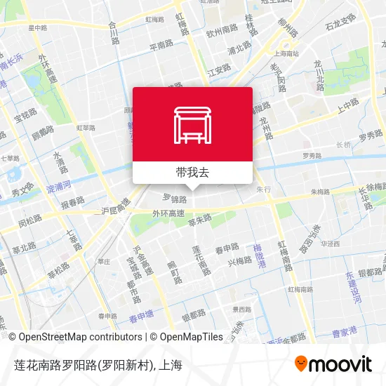 莲花南路罗阳路(罗阳新村)地图