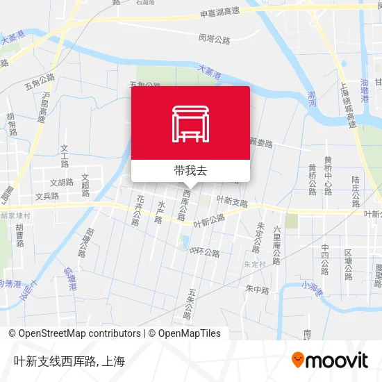 叶新支线西厍路地图