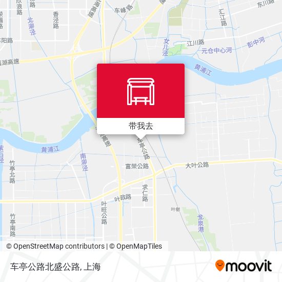 车亭公路北盛公路地图