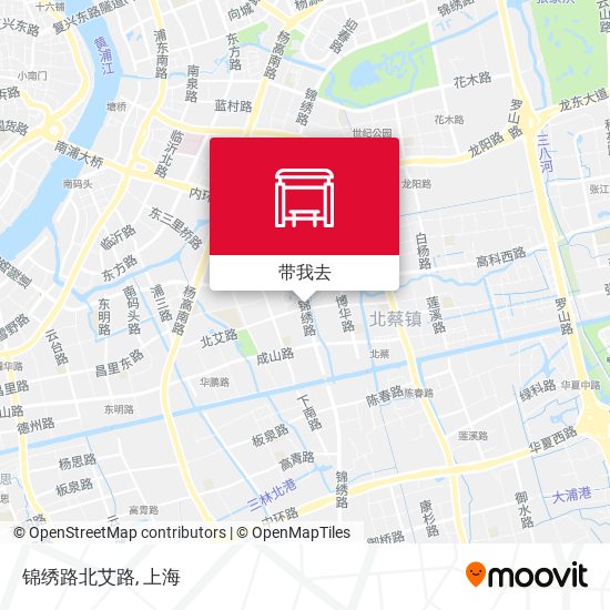 锦绣路北艾路地图