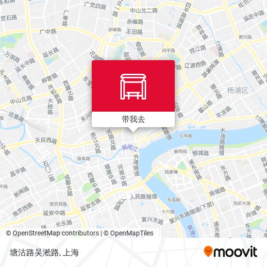 塘沽路吴淞路地图