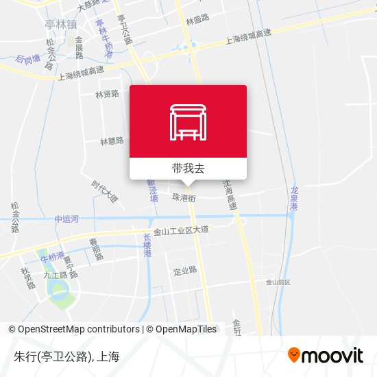 朱行(亭卫公路)地图