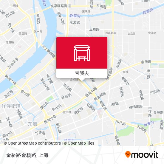 金桥路金杨路地图