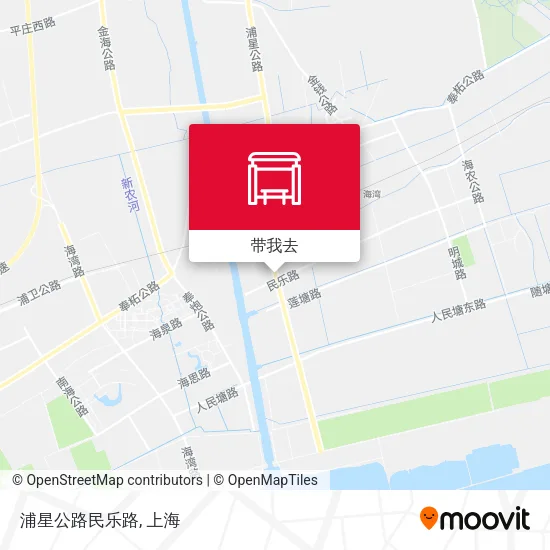 浦星公路民乐路地图