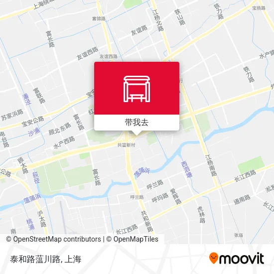 泰和路蕰川路地图