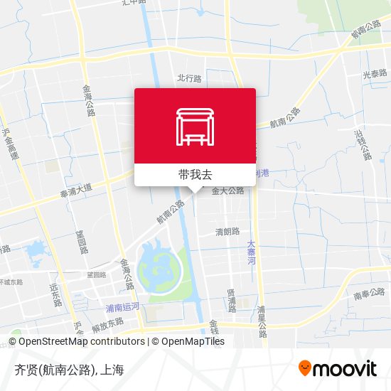 齐贤(航南公路)地图