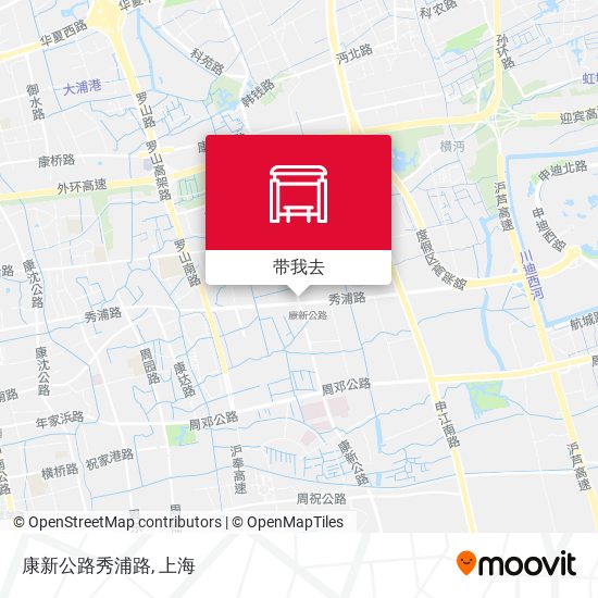 康新公路秀浦路地图