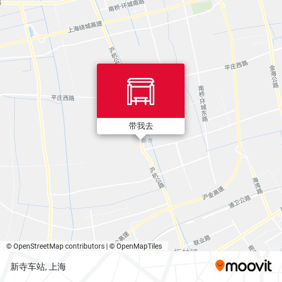新寺车站地图