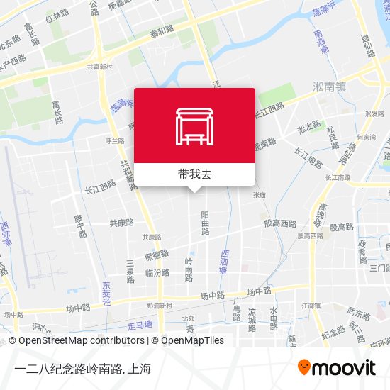 一二八纪念路岭南路地图