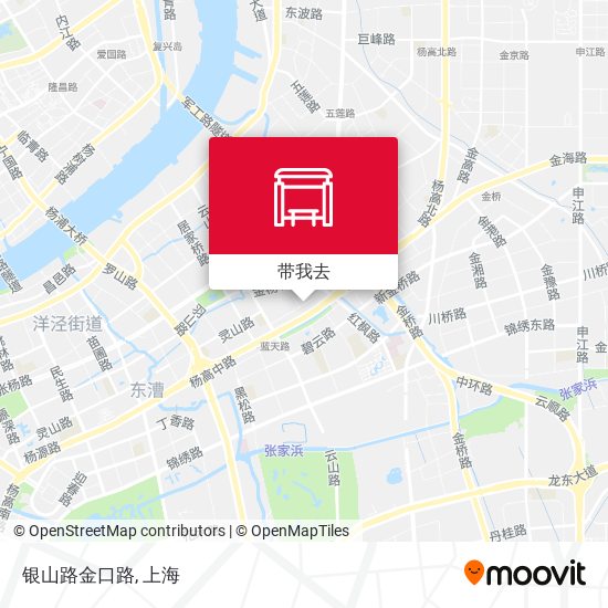 银山路金口路地图