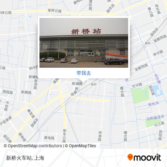 新桥火车站地图