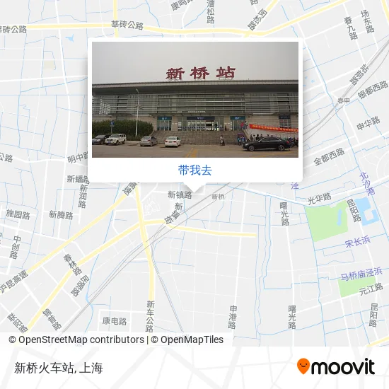 新桥火车站地图
