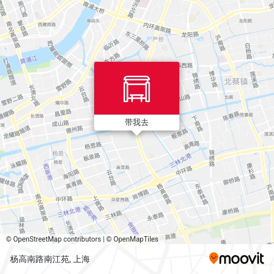 杨高南路南江苑地图