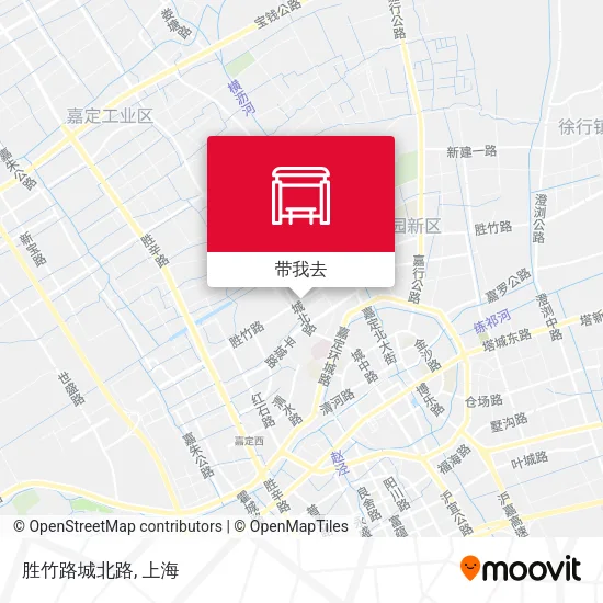 胜竹路城北路地图