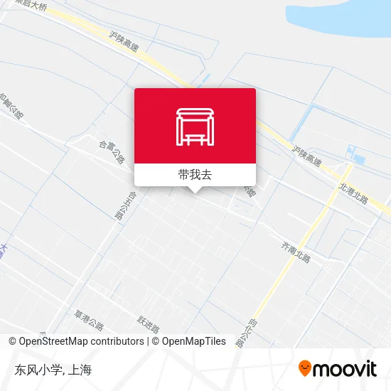 东风小学地图