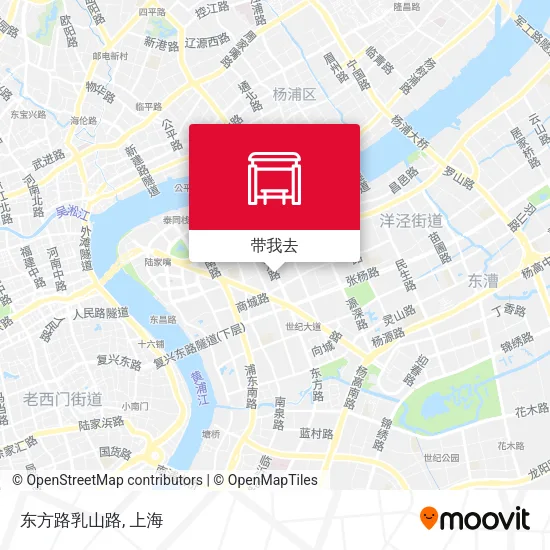 东方路乳山路地图