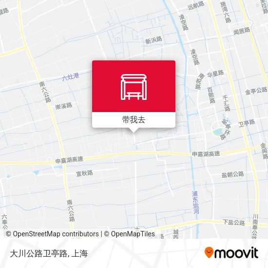 大川公路卫亭路地图